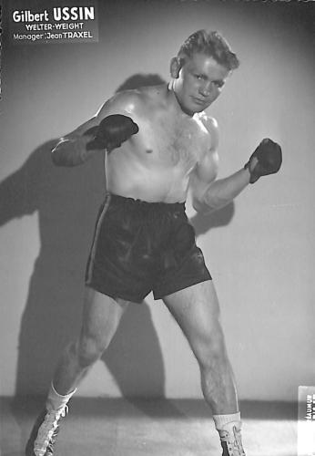 Carte photo de Gilbert Ussin.