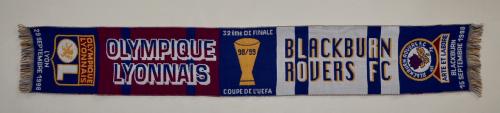 ÉCHARPE FOOTBALL OLYMPIQUE LYONNAIS VS BLACKBURN ROVERS FC