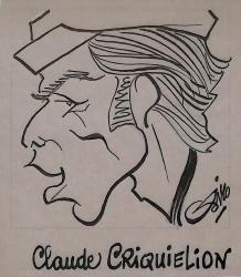 Caricature originale de Claude CRIQUIELION (BEL)