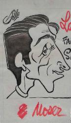 Caricature originale de Francesco MOSER (ITA)