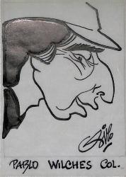 Caricature originale de Pablo WILCHES (COL)