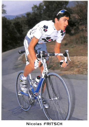 CARTE PHOTO DE NICOLAS FRITSCH AUTOGRAPHIÉE