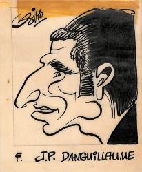 Caricature originale de Jean-Pierre DANGUILLAUME (FR)