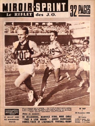 MIROIR SPRINT N°547 DU 26 NOVEMBRE 1956