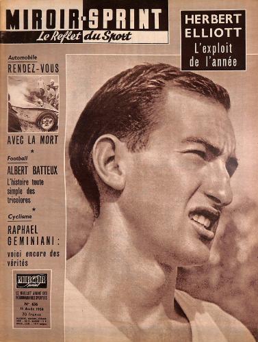 MIROIR SPRINT N°636 DU 11 AOUT 1958