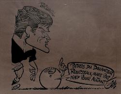 CARICATURE ORIGINALE D'ANDRÉ BREUVAL