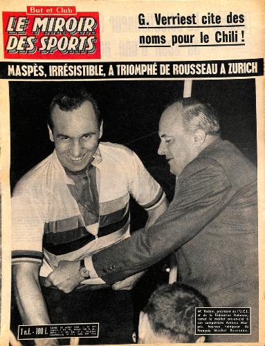 BUT ET CLUB LE MIROIR DES SPORTS N°871 DU 28 AOÛT 1961