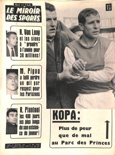 BUT ET CLUB LE MIROIR DES SPORTS N°943 DU 24 DÉCEMBRE 1962