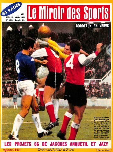 BUT ET CLUB LE MIROIR DES SPORTS N°1116 DU 27 JANVIER 1966