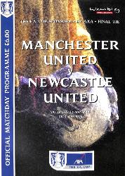 PROGRAMME OFFICIEL FINALE FA CUP MANCHESTER UNITED VS NEWCASTLE UNITED DU 22 MAI 1999