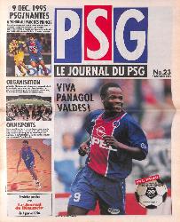 Le journal du PSG N°23 du 3 décembre 1995