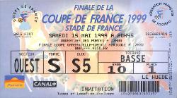 Billet FC Nantes vs CS Sedan du 15 mai 1999