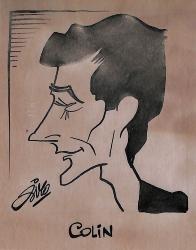 Caricature originale de COLIN (FR) Athlétisme (à déterminer)