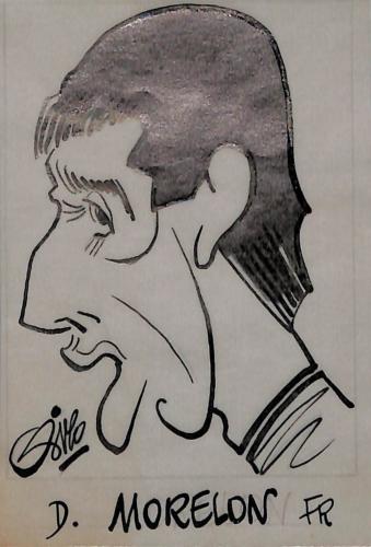 Caricature originale de Daniel MORELON (FR)