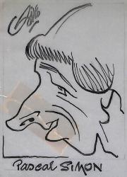 Caricature originale de Pascal SIMON (FR)