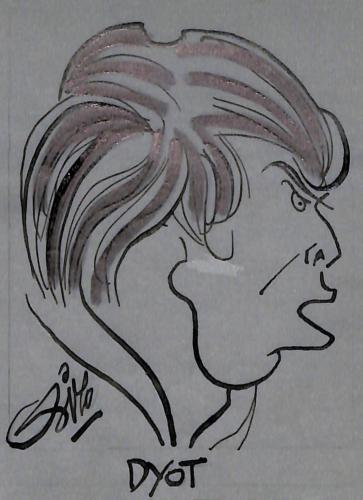Caricature originale de Serge DYOT (FR)