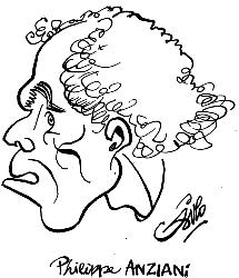 CARICATURE ORIGINALE DE PHILIPPE ANZIANI (FC SOCHAUX, SC TOULON, AS MONACO, FC NANTES)
