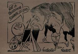 CARICATURE ORIGINALE DE VERSTRAETE ET NEUBERT (VAFC/TOULON/HYÈRES)