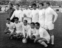 PHOTO ORIGINALE DE PRESSE DE L'ÉQUIPE DU REAL MADRID SAISON 1962-1963-1964