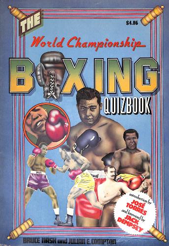 LIVRE « THE WORLD CHAMPIONSHIP BOXING QUIZBOOK »
