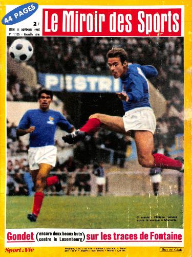 BUT ET CLUB LE MIROIR DES SPORTS N°1105 DU 11 NOVEMBRE 1965