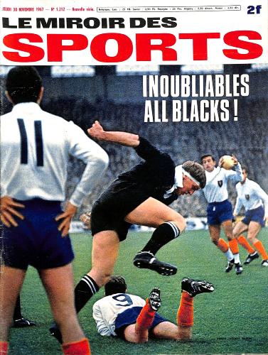 BUT ET CLUB LE MIROIR DES SPORTS N°1212 DU 30 NOVEMBRE 1967