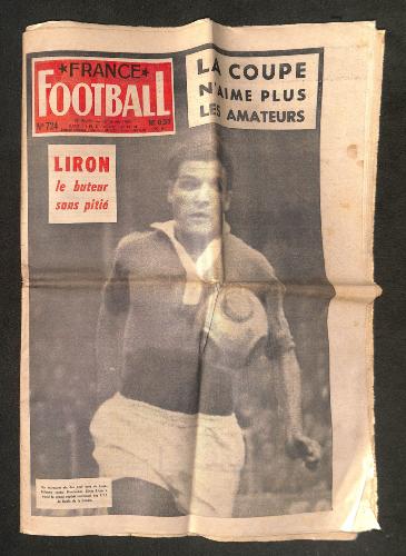 FRANCE FOOTBALL N°724 DU 26 JANVIER 1960