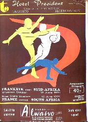 PROGRAMME OFFICIEL DU MATCH FRANCE VS AFRIQUE DU SUD DU 12 JUIN 1971