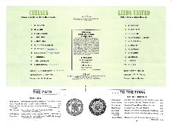 PROGRAMME OFFICIEL FINALE FA CUP CHELSEA FC VS LEEDS UNITED DU 11 AVRIL 1971