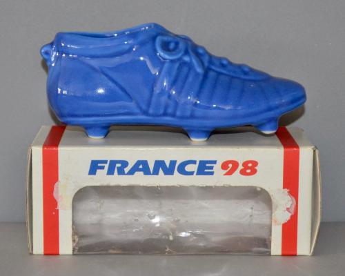 CHAUSSURE CÉRAMIQUE COUPE DU MONDE FOOTBALL FRANCE 1998
