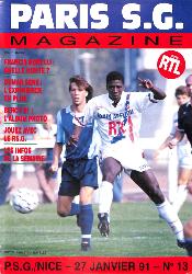 Magazine du Paris S.G. N°13 du 27 janvier 1991