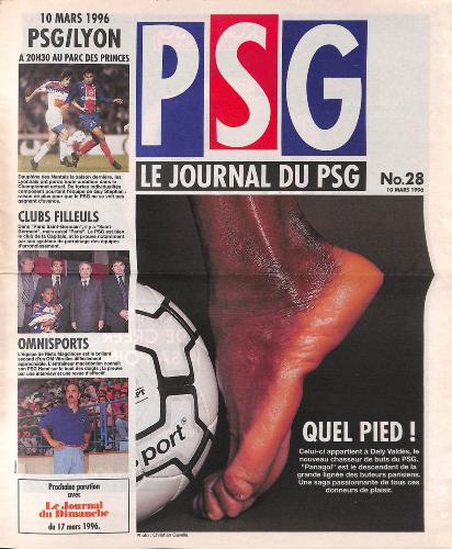 Le journal du PSG N°28 du 10 mars 1996