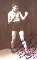 Carte postale dédicacée par J.Juan (?).