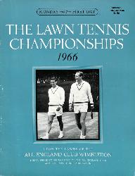 Programme du Tournoi de Wimbledon du 20 juin 1966