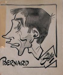Caricature originale de Michel BERNARD (FR) Athlétisme