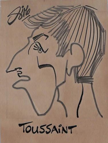 Caricature originale de Cheryl TOUSSAINT (USA) Athlétisme