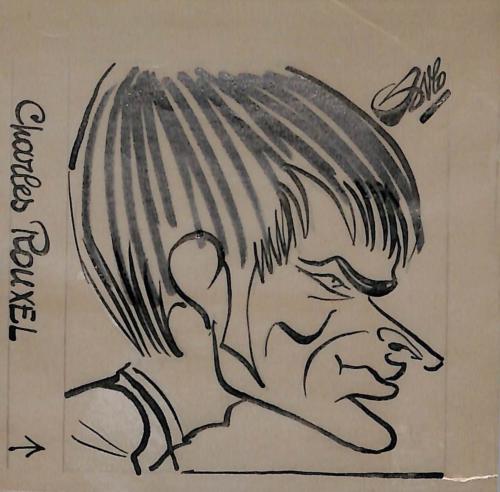 Caricature originale de Charles ROUXEL (FR)