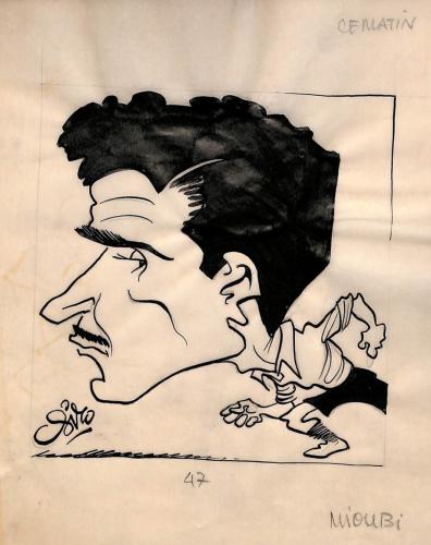 CARICATURE ORIGINALE D'AHMED MIHOUBI (TOULOUSE FC) 