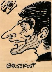 Caricature originale de Charly GROSSKOST (FR)