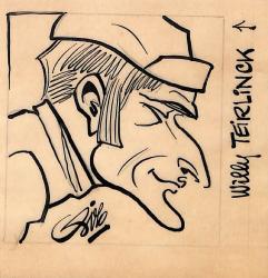 Caricature originale de Willy TEIRLINCK (BEL)