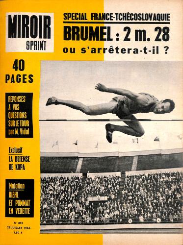 MIROIR SPRINT N°894 DU 22 JUILLET 1963