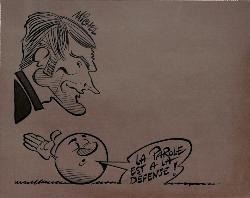 CARICATURE ORIGINALE DE WILLIAM MICHEL