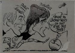 CARICATURE ORIGINALE DE DUPONT ET DUMORTIER (ROUBAIX)