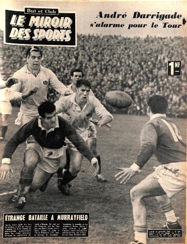BUT ET CLUB LE MIROIR DES SPORTS N°891 DU 15 JANVIER 1962