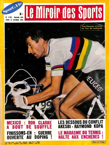 BUT ET CLUB LE MIROIR DES SPORTS N°1102 DU 21 OCTOBRE 1965