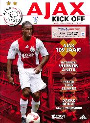 PROGRAMME OFFICIEL DU MATCH AJAX AMSTERDAM VS OLYMPIQUE DE MARSEILLE DU 18 MARS 2009