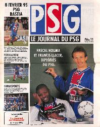 Le journal du PSG N°11 du 5 février 1995