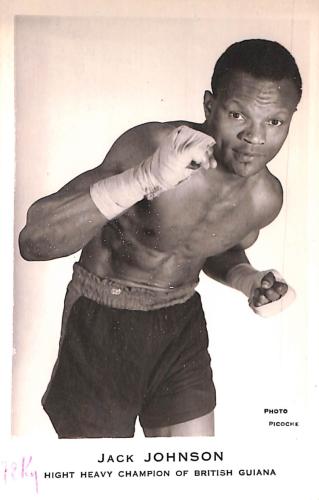 Carte postale de Jack Johnson.