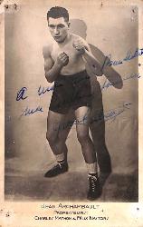 Carte postale dédicacée par Jean Archambault.