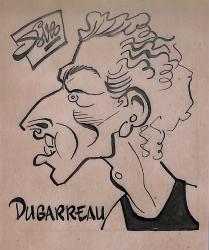 Caricature originale de Raymond DUGARREAU (FR) Athlétisme